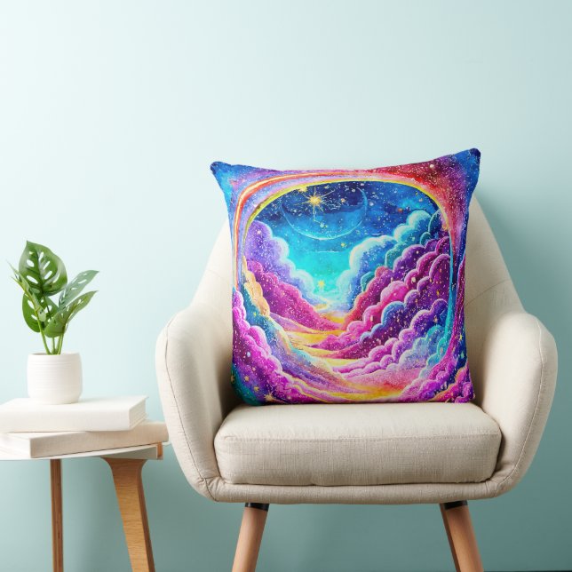 KLEURRIJK SCHATTIGE ONTWERP VAN DE RUIMTE KUSSEN (Stoel)