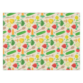 Kleurrijk Schattige plantaardig patroon Tafelkleed (Voorkant (Horizontaal))