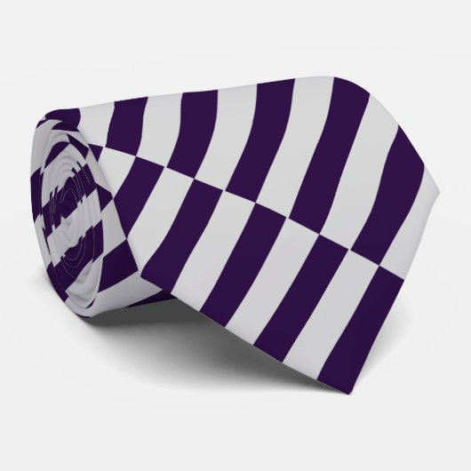 Kleurrijk Schattige strepenpatroon Stropdas (Opgerold)