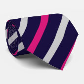 Kleurrijk Schattige strepenpatroon Stropdas (Opgerold)