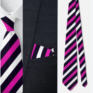 Kleurrijk Schattige strepenpatroon Stropdas