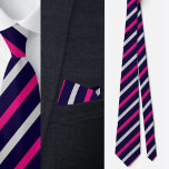Kleurrijk Schattige strepenpatroon Stropdas<br><div class="desc">Kleurrijke Schattigee Stripes Pattern stropdas.</div>