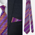 Kleurrijk Schattige strepenpatroon Stropdas<br><div class="desc">Kleurrijke Schattigee Stripes Pattern stropdas.</div>