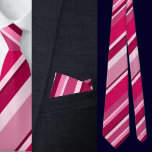 Kleurrijk Schattige strepenpatroon Stropdas<br><div class="desc">Kleurrijke Schattigee Stripes Pattern stropdas.</div>