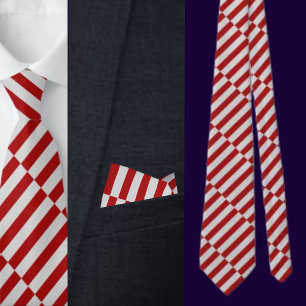 Kleurrijk Schattige strepenpatroon Stropdas