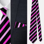 Kleurrijk Schattige strepenpatroon Stropdas<br><div class="desc">Kleurrijke Schattigee Stripes Pattern stropdas.</div>