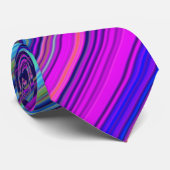 Kleurrijk Schattige strepenpatroon Stropdas (Opgerold)