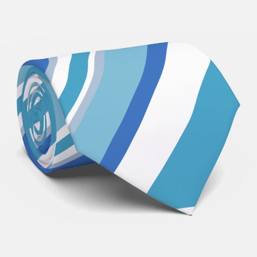 Kleurrijk Schattige strepenpatroon Stropdas (Opgerold)