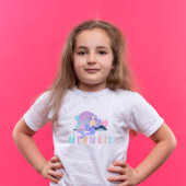 Kleurrijk Schattige Zeemeermin Kind T-shirt