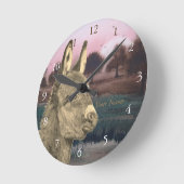 kleurrijk schilderachtig levensecht afbeelding van ronde klok (Hoek)