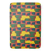 Kleurrijk schilderij Abstract Badmat (Voorkant Verticaal)