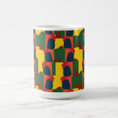 Kleurrijk schilderij Abstract Koffiemok (Center)