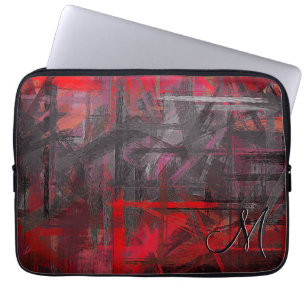 Kleurrijk Schilderij Abstracte Achtergrond #2 Laptop Sleeve