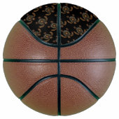 Kleurrijk  schildpadontwerp basketbal (Rechts)