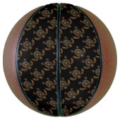 Kleurrijk  schildpadontwerp basketbal (Verticaal)