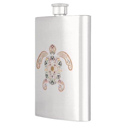 Kleurrijk schildpadontwerp flacon (Links)