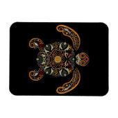 Kleurrijk schildpadontwerp magneet (Horizontaal)