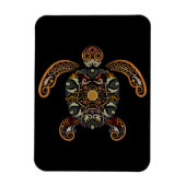 Kleurrijk  schildpadontwerp magneet (Verticaal)