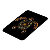 Kleurrijk schildpadontwerp magneet (Linkerzijde)