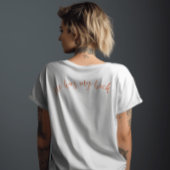Kleurrijk Script Liefde als Jezus T-shirt