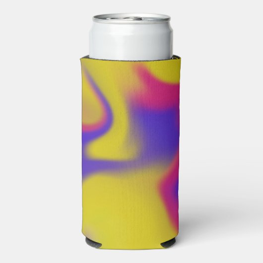 kleurrijk seltzer blikjeskoeler (Seltzer Achterkant)