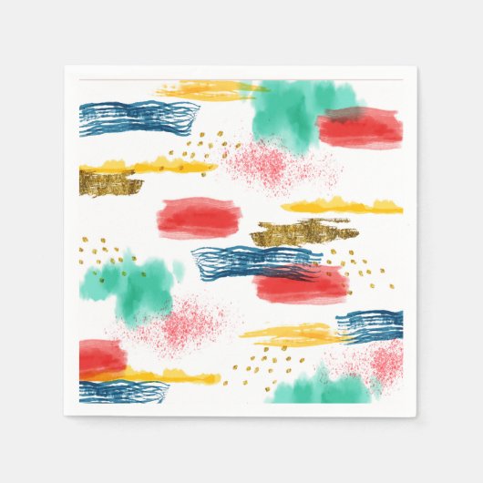 kleurrijk servet (Voorkant)