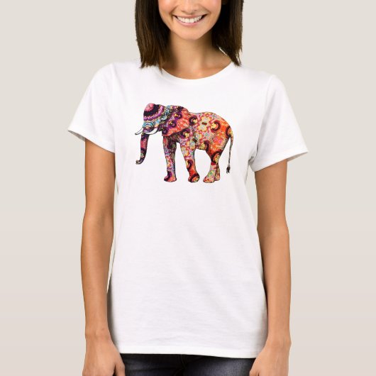  kleurrijk Shirt van Artsy Elephant (Voorkant)