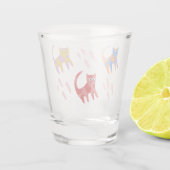 Kleurrijk shot glas (Achterkant)