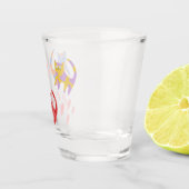 Kleurrijk shot glas (Rechts)