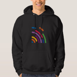 Kleurrijk signaalgolf hoody | Moderne T-shirt