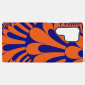 Kleurrijk Sinaasappel en blauw fractal Samsung Galaxy Hoesje (Achterkant horizontaal)