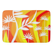 Kleurrijk Sinaasappel en geel Badmat (Voorkant)