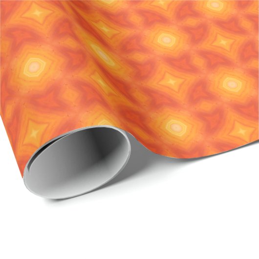 Kleurrijk Sinaasappel en geel Cadeaupapier (Rol Hoek)