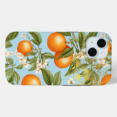 Kleurrijk Sinaasappel, Pastblauw en Goud Sinaasapp Case-Mate iPhone Case (Achterkant (horizontaal))