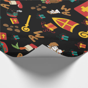 Kleurrijk Sinterklaas pakjes papier