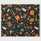 Kleurrijk Sinterklaas pakjes papier (Vlak)