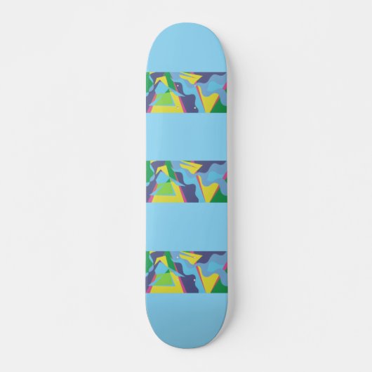 Kleurrijk Skateboarddek Persoonlijk Skateboard (Voorkant)