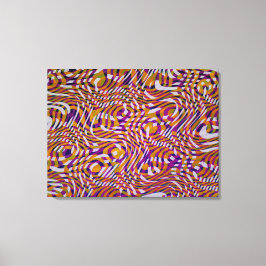 Kleurrijk slangestijlpatroonontwerp  canvas afdruk