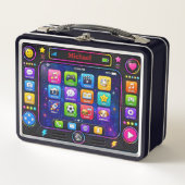 Kleurrijk Smartphone App Scherm Tech Interface (Voorkant)