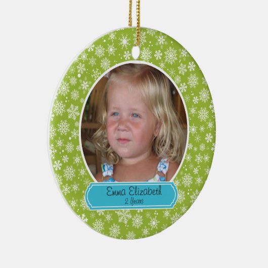 Kleurrijk sneeuwvlok Ornament (Rechts)