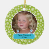 Kleurrijk sneeuwvlok Ornament (Voorkant)