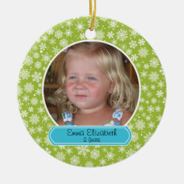 Kleurrijk sneeuwvlok Ornament