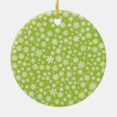 Kleurrijk sneeuwvlok Ornament (Achterkant)