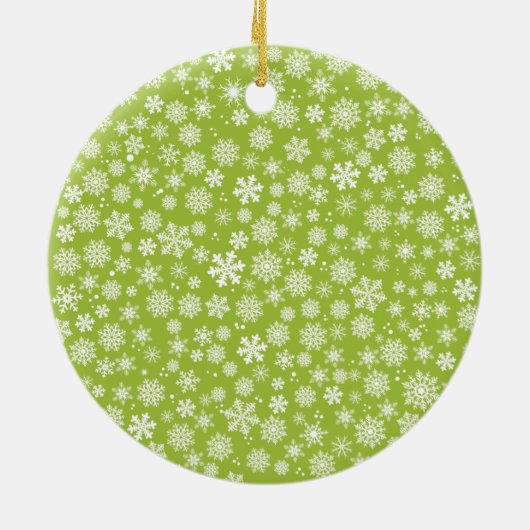 Kleurrijk sneeuwvlok Ornament (Achterkant)