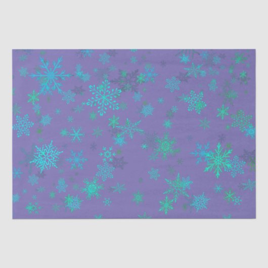 Kleurrijk Sneeuwvlok Tissue Paper Tissuepapier (Voorkant)