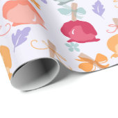 Kleurrijk Snoep appels inpakpapier (Rol Hoek)