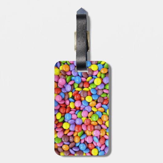 Kleurrijk Snoep Bagagelabel (Achterkant verticaal)