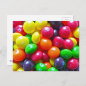 Kleurrijk Snoep Briefkaart (Voorkant / Achterkant)
