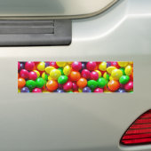 Kleurrijk Snoep Bumpersticker (Op auto)