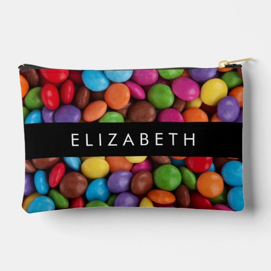 Kleurrijk Snoep, Buttonnen van Snoepjes, zoet, Jou Etui (Achterkant)